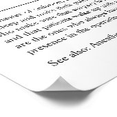 ナース麻酔医パーソナライズされたギフトポスター ポスター (角)