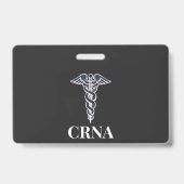 ナース麻酔科最高のガスパッサーエバおもしろいッジ バッジ (裏面)