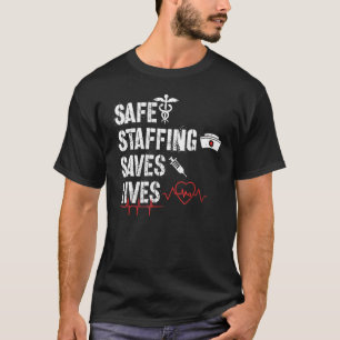 ナース2022年3月ナースサポートの安全人材救 Tシャツ