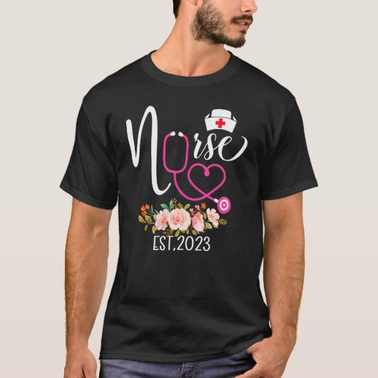 ナース2023看護学校の理学士号G Tシャツ (正面)