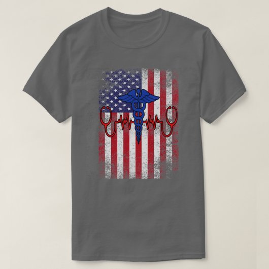 ナース7月4日 Tシャツ (デザイン正面)