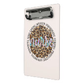 "ナース" & インスパイアの特徴 – Leopard Print ミニクリップボード (アングル2)