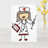 ナース カード (黄色い花)