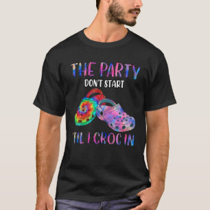 ナース・ギフト・ザ・パーティー「T start til i croc in Hea」 Tシャツ