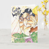 ナース・クラチティの「医療を受ける」 カード (黄色い花)