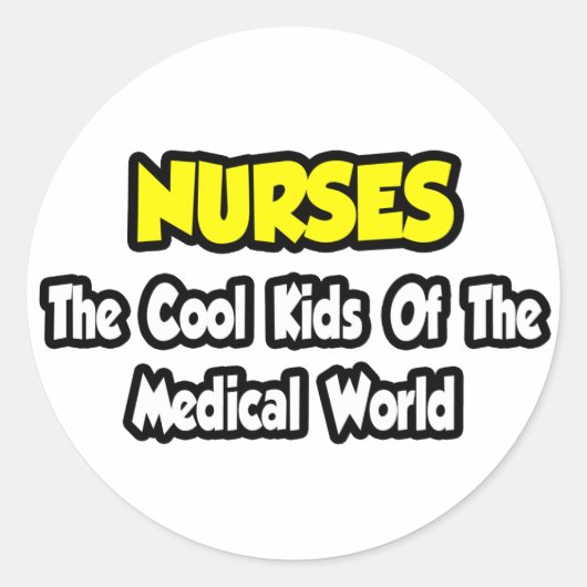 ナース...クール Kids of Medical World ラウンドシール (正面)