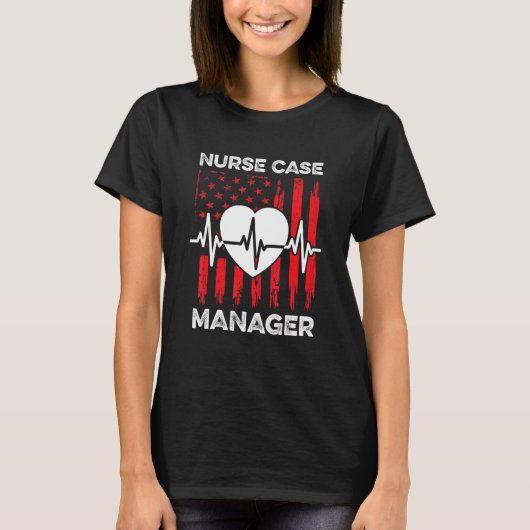 ナース・ケース・マネージャRn Management Tシャツ (正面)