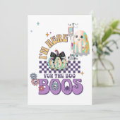 ナース・ゴーストの面白い名言 パンプキン・コケット・カード 招待状 (スタンド正面)