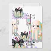 ナース・ゴーストの面白い名言 パンプキン・コケット・カード 招待状 (裏面)