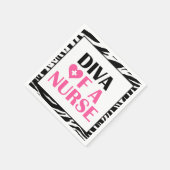 「ナース!」 スタンダードカクテルナプキン (角)