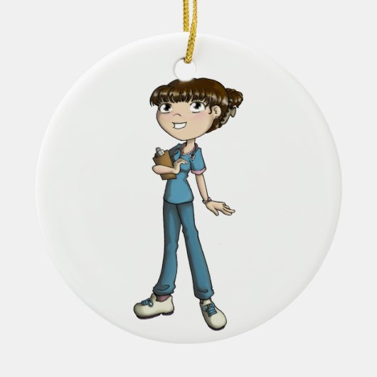 ナース セラミックオーナメント (正面)