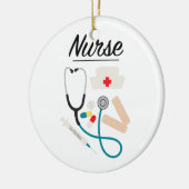 ナース セラミックオーナメント (左)