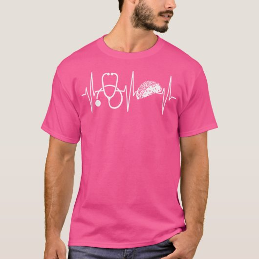 ナース タコ タコ好き 看護 ハートビート 正看護師 Tシャツ (正面)