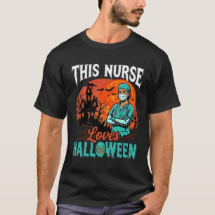 ナース ハロウィン スプーキー ヘルスケア デザイン_1 Tシャツ