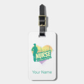 ナース ハートビート ヴィンテージ 卒業 ナーシングスクール ラゲッジタグ (正面縦)