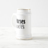 ナース ビールジョッキ (正面左)
