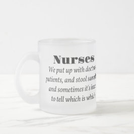 ナース フロストグラスマグカップ