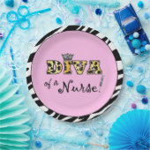 「ナース!」 ペーパープレート (パーティー)