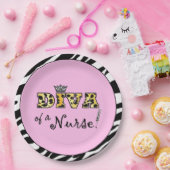 「ナース!」 ペーパープレート (パーティー)