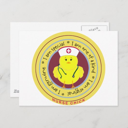ナース ポストカード (正面/裏面)