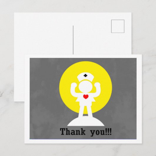 ナース ポストカード (正面/裏面)