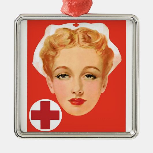 ナース メタルオーナメント (正面)