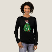 ナース メリークリスマスツリー トライブレンドＴシャツ (正面全体)