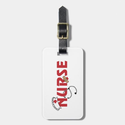 ナース ラゲッジタグ (正面縦)