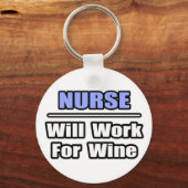 ナース...ワインに使える キーホルダー (正面)