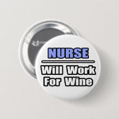 ナース...ワインに使える 缶バッジ (正面&裏面)