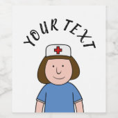 ナース ワインラベル (シングルラベル)