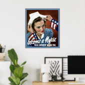 ナース~ヴィンテージナースになる ポスター (ホームオフィス)