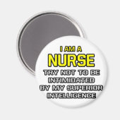 ナース...優れたインテリジェンス マグネット (正面/裏面)