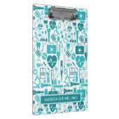 ナース/医学生 – 名前の追加/モノグラム  クリップボード (右)