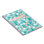 ナース/医学生 – 名前の追加/モノグラム ノートブック (右側)