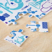 ナース，医師，医療プロフェッショナル，病院  ジグソーパズル (側面)