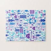 ナース，医師，医療プロフェッショナル，病院  ジグソーパズル (横)