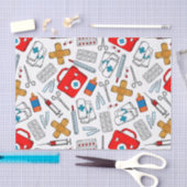 ナース、医師、医療、医療をテーマ 薄葉紙 (クラフト)