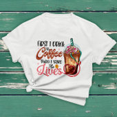 ナース、医師、EMTコーヒーラバーフラッペアイスコーヒー Tシャツ