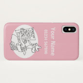 ナース – 医療テーマ漫画 Case-Mate iPhoneケース (裏面(横))