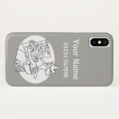 ナース – 医療テーマ漫画 Case-Mate iPhoneケース (裏面(横))