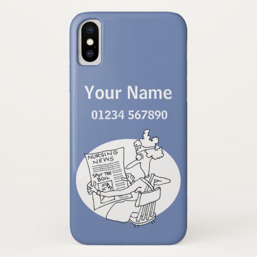 ナース – 医療テーマ漫画 Case-Mate iPhoneケース (裏面)