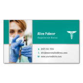 ナース |医療プロフェッショナル マグネット名刺 (正面)