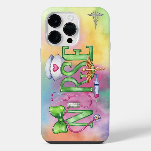 ナース、医療 iPhoneケース (裏面)