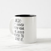 ナース:可愛ストップいハート コーヒーマグカップ (正面左)