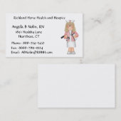 ナース 名刺 (正面/裏面)