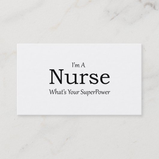 ナース 名刺 (正面)