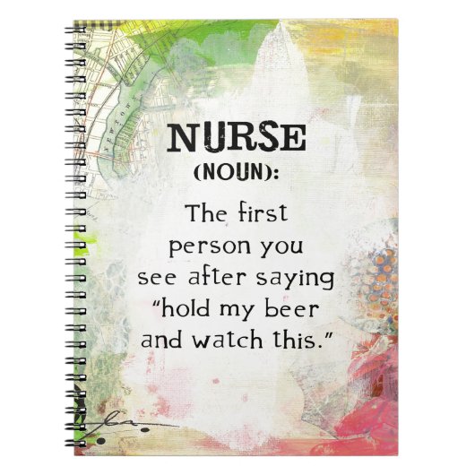 ナース(名詞) ノートブック (正面)