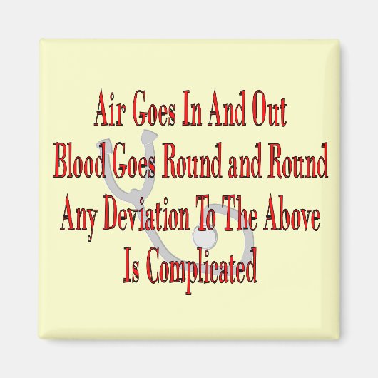 ナース/呼吸セラピストギフト マグネット (正面)