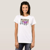 ナース – 婦人基本Tシャツ Tシャツ (正面フル)